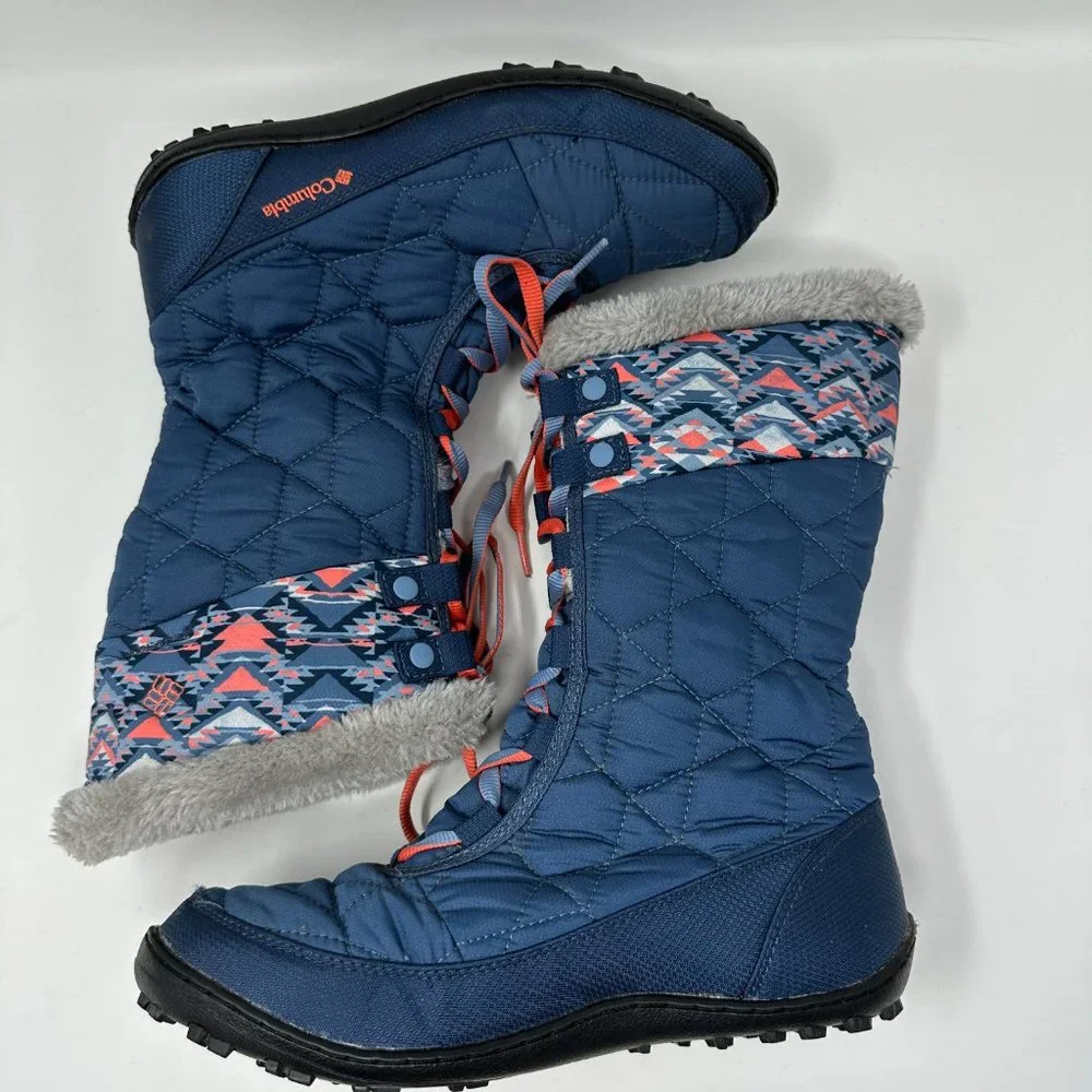 Columbia Women's Insulated Quilted Winter Boot - Blue